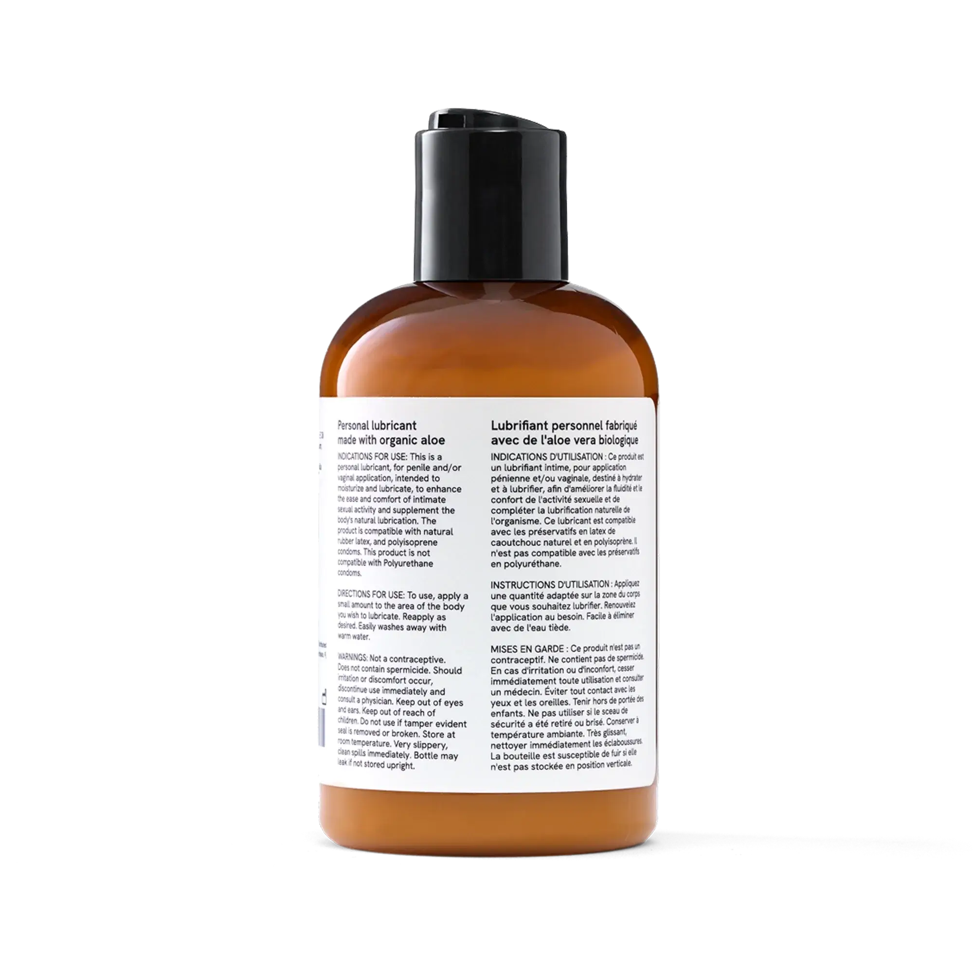 Organic Lube for Sensitive Skin (4oz) - Aloe Based Lubricant - Image 3