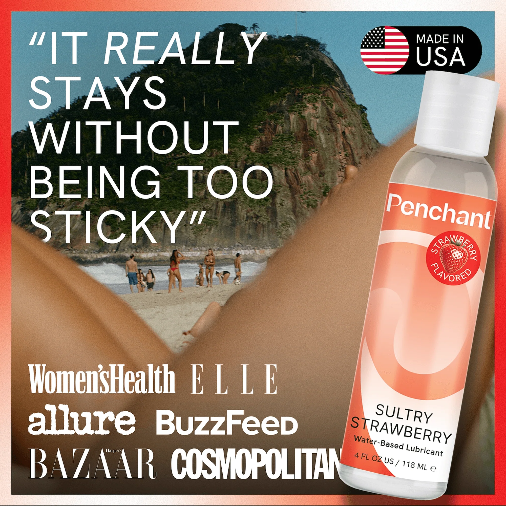 Strawberry Lube - Sultry Sensation Personal Lubricant - (4oz) - Image 4
