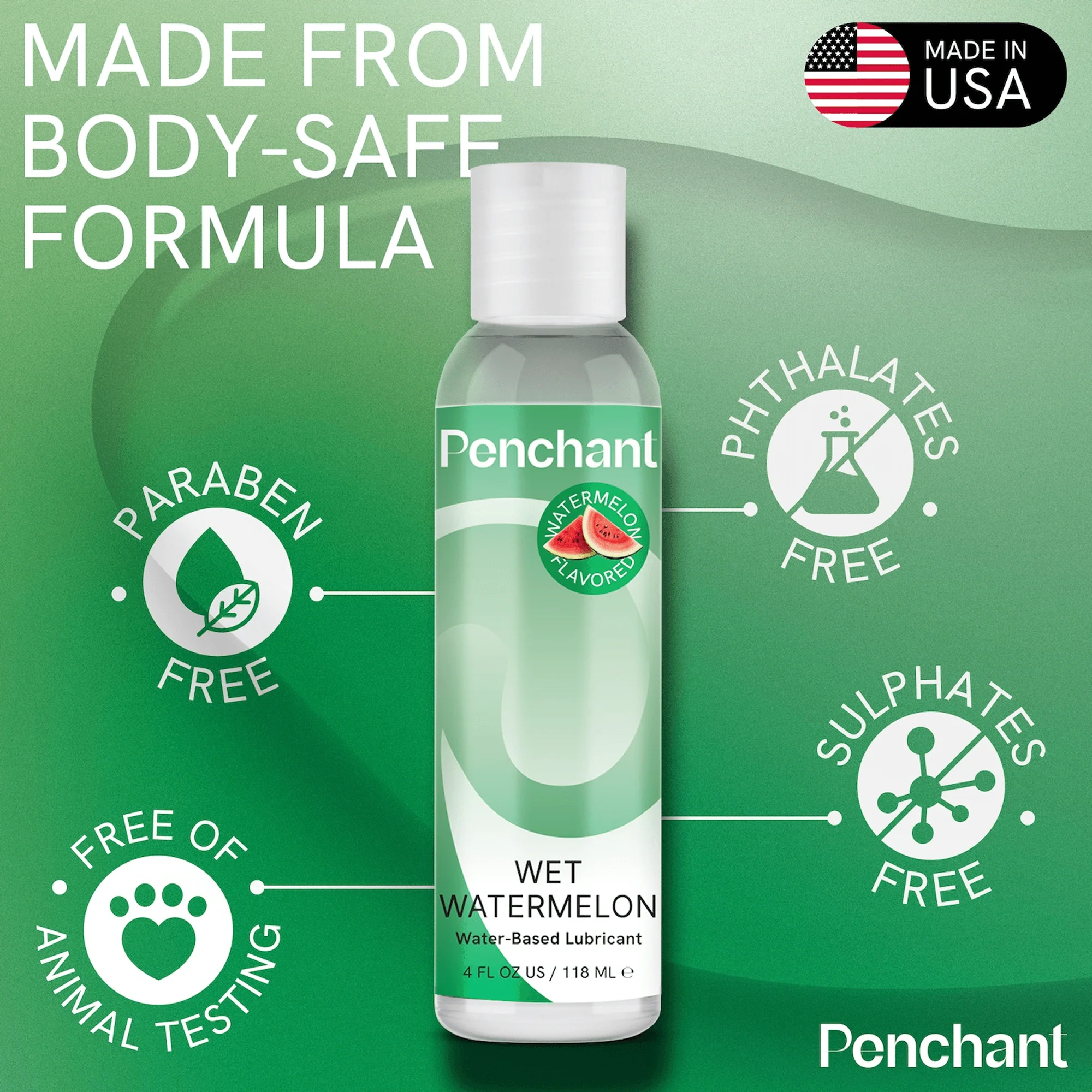 Watermelon Lube - Juicy Sensation Personal Lubricant - (4oz) - Image 3